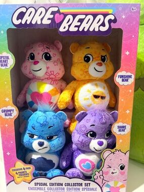 Care Bears 4-Pack Fun Size Plush